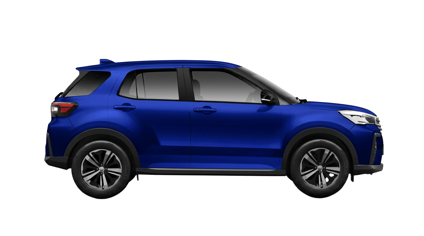 Perodua Ativa pandangan sisi