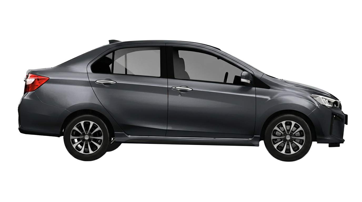 Perodua Bezza pandangan sisi