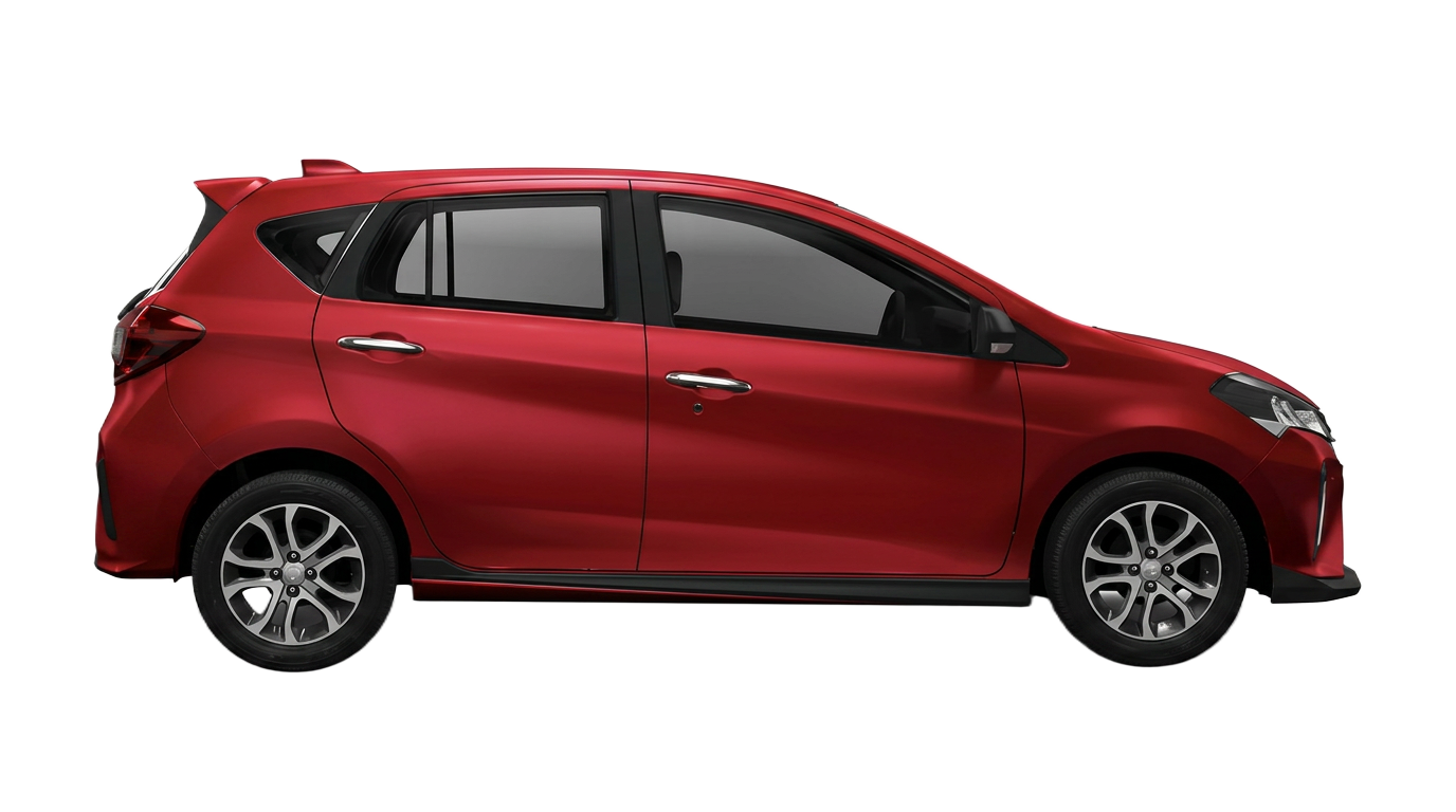 Perodua Myvi pandangan sisi